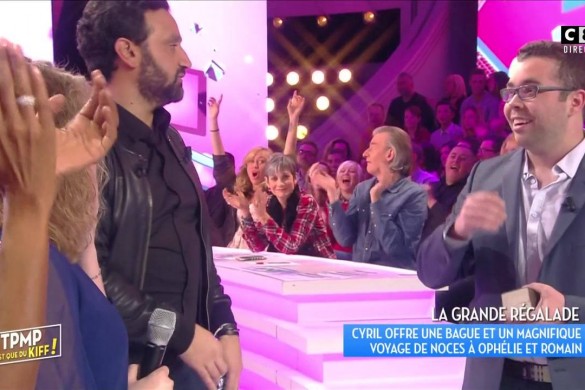 Une demande en mariage dans TPMP et un beau cadeau de Cyril Hanouna