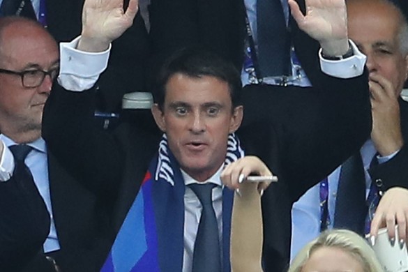 Euro 2016 : François Hollande, Nicolas Sarkozy, Manuel Valls… eux aussi ont encouragé les Bleus (Photos)