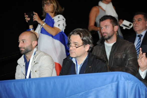 Capucine Anav et Véronique Sanson au meeting de Nicolas Sarkozy au Zénith (photos)