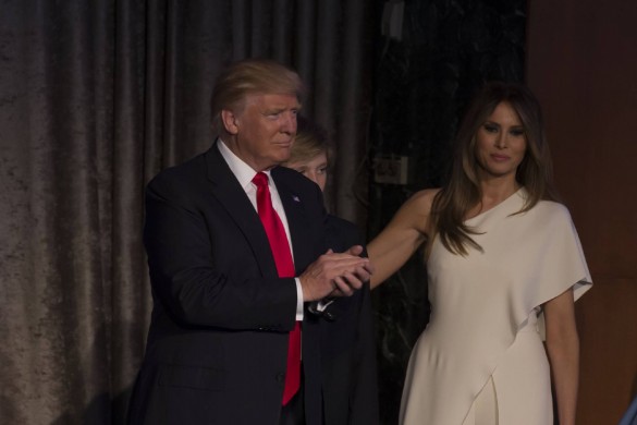 Melania Trump et son fils : un arsenal de sécurité pour aller manger une pizza…