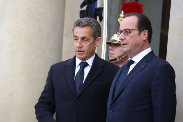 François Hollande et Nicolas Sarkozy dans le même avion pour les funérailles de Shimon Peres