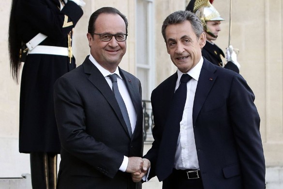 François Hollande et Nicolas Sarkozy dans le même avion pour les funérailles de Shimon Peres