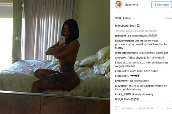 C’est chaud : Blac Chyna nue… une semaine après son accouchement ! (Photo)